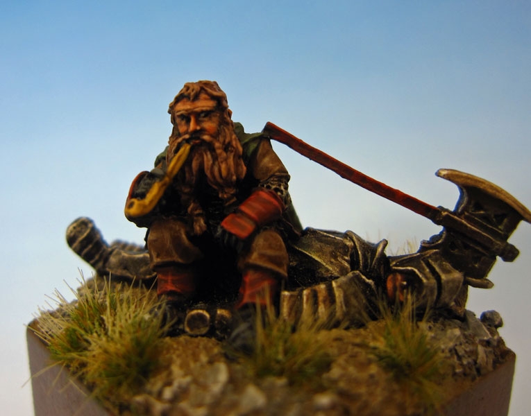 Gimli on dead Uruk